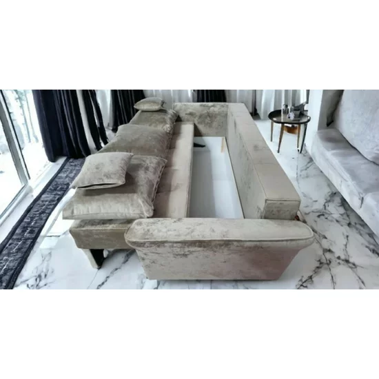 Canapea extensibilă Cora, 3 locuri, ladă depozitare, stofă, 230x100 cm, culoare personalizată picture - 4