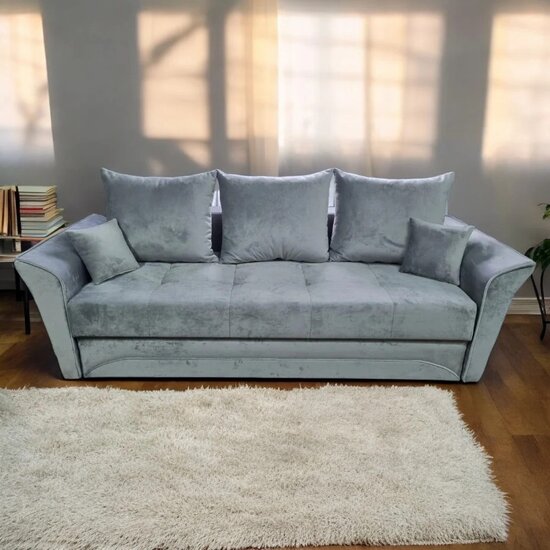 Canapea extensibilă Cora, 3 locuri, ladă depozitare, stofă, 230x100 cm, culoare personalizată picture - 8