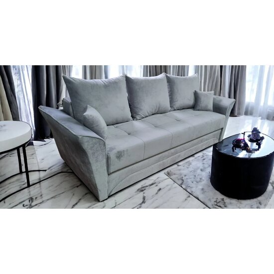 Canapea extensibilă Cora, 3 locuri, ladă depozitare, stofă, 230x100 cm, culoare personalizată picture - 9