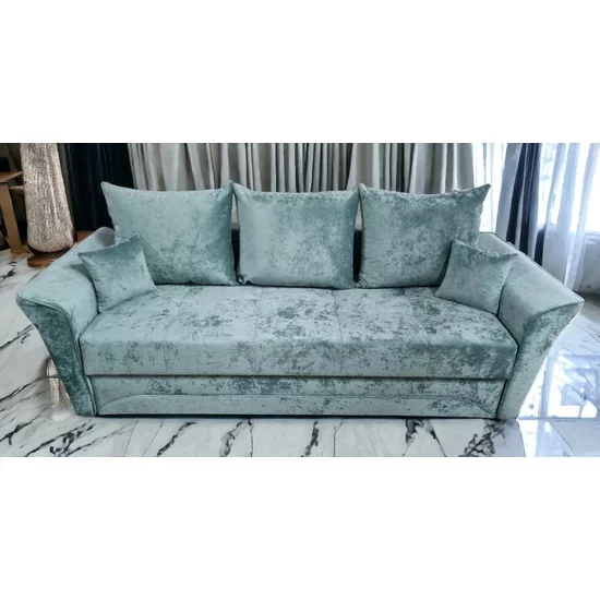 Canapea extensibilă Cora, 3 locuri, ladă depozitare, stofă, 230x100 cm, culoare personalizată picture - 5