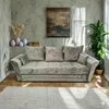 Canapea extensibilă Cora, culoare personalizabila - 230x100 cm, 3 locuri, ladă depozitare, stofă picture - 1