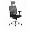 Scaun ergonomic Admiral negru/gri cu funcție MULTIBLOCK și tetieră reglabilă picture - 3