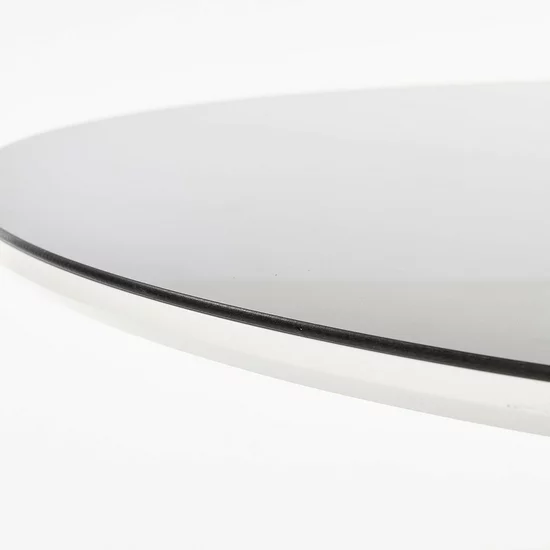 Masă rotundă Avelar 120x76 cm cu blat din sticlă și picioare metalice picture - 4