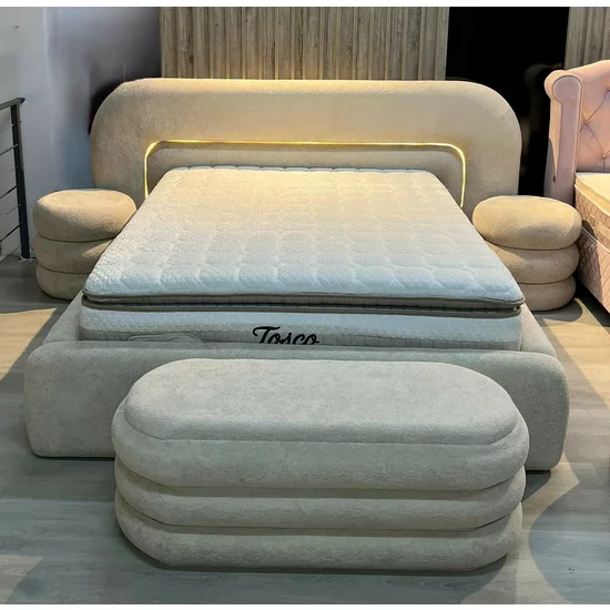 Banca Tosco tapițată stofă premium culoare Erato 03 picture - 7