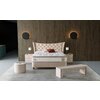 Bancuta Lincolin Crem 120x36x36 cm picture - 2