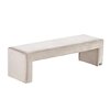 Bancuta Lincolin Crem 120x36x36 cm picture - 1