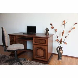 Birou calculator, cu spații pentru depozitare, din PAL, 144x77x83 cm, culoare la alegere