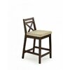 Borys Low Scaun Bar, Culoare: Nuc Negru / Vila 2 picture - 1