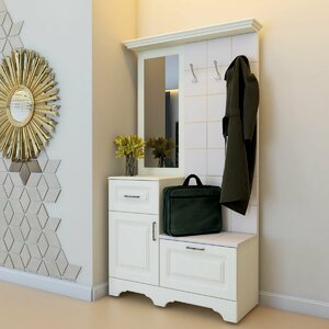 Boston Cuier tapitat 113.5x43x205 cm Yvory