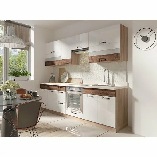 Bucătărie Favorit C Plus, Modulară Fără Blat Și Plintă, PAL Melaminat, 2.60 m picture - 2