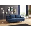 Canapea extensibilă Alba, ladă depozitare, spațiu dormit 202x140 cm, structură lemn + spumă poliuretanică + arcuri sinusoidale, tapițată cu stofă, 205x97x90 cm, personalizabil picture - 1