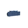 Canapea extensibilă Alba, ladă depozitare, spațiu dormit 202x140 cm, structură lemn + spumă poliuretanică + arcuri sinusoidale, tapițată cu stofă, 205x97x90 cm, personalizabil picture - 4