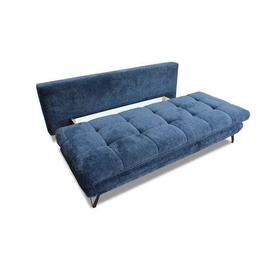 Canapea extensibilă Alba, ladă depozitare, spațiu dormit 202x140 cm, structură lemn + spumă poliuretanică + arcuri sinusoidale, tapițată cu stofă, 205x97x90 cm, personalizabil picture - 5