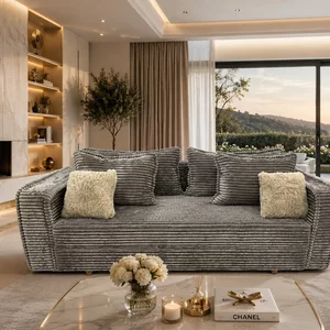 Canapea Alexia Lux - Design Organic Modern, Extensibilă, 250x120 cm