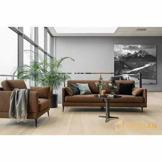 Canapea Anton, Fixă Cu Linii Rotunjite, Confort Sporit, 225x94x85 cm, Culoare La Alegere picture - 2