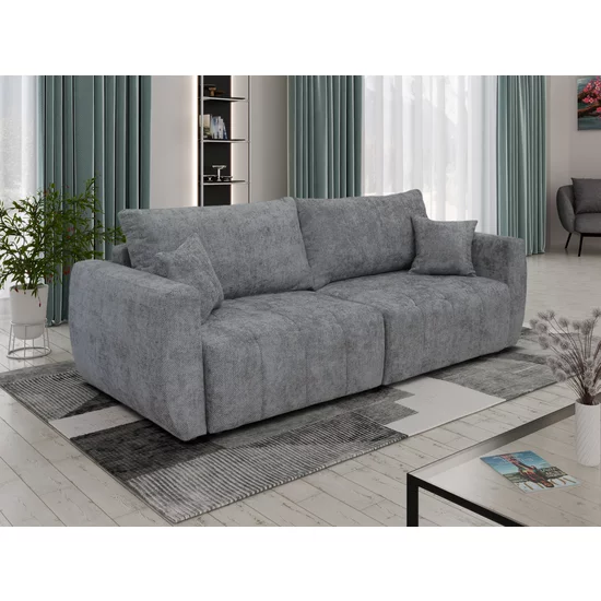 Canapea extensibilă Bali, ladă depozitare, spațiu dormit 202x145 cm, cadru lemn masiv + arcuri sinusoidale + spumă poliuretanică, tapițată cu stofă rezistentă, 245x104x92 cm, personalizabil picture - 6