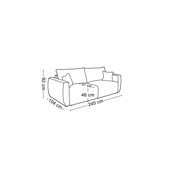 Canapea extensibilă Bali, ladă depozitare, spațiu dormit 202x145 cm, cadru lemn masiv + arcuri sinusoidale + spumă poliuretanică, tapițată cu stofă rezistentă, 245x104x92 cm, personalizabil picture - 23