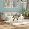 Canapea extensibilă Bali, ladă depozitare, spațiu dormit 202x145 cm, cadru lemn masiv + arcuri sinusoidale + spumă poliuretanică, tapițată cu stofă rezistentă, 245x104x92 cm, personalizabil picture - 2