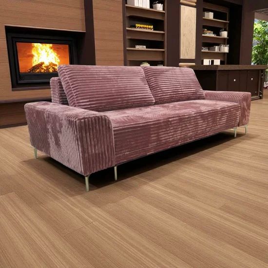 Canapea extensibilă Baroc, design elegant cu tetiere opționale și perne incluse, ladă de depozitare și spătar rabatabil, structură din fag masiv, 245x104 cm, culoare personalizabilă picture - 6