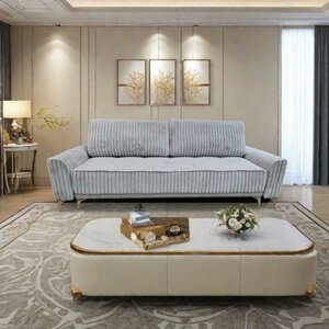 Canapea Extensibila Baroc 245 x 104 cm