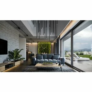 Canapea Belavio fixă 3 locuri, cu șezut matlasat și picioare metalice, 236x106x92 cm, culoare la alegere