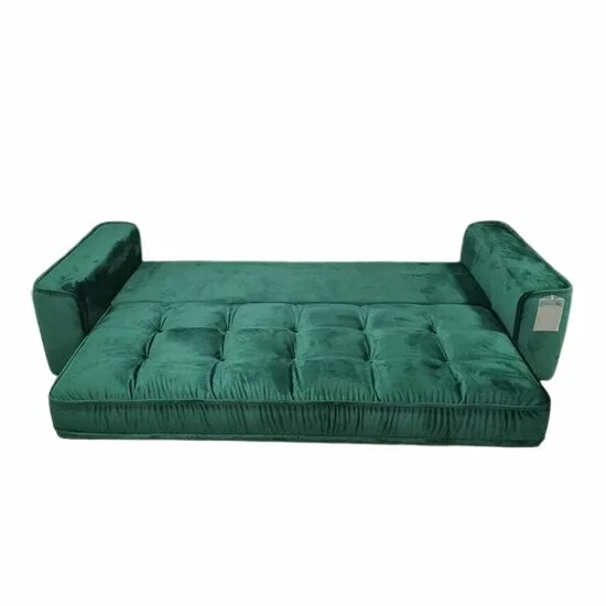 Canapea extensibilă Belavio 3 locuri, șezut matlasat, picioare metalice cu finisaj cupru, 3 locuri, culoare personalizată picture - 4