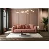 Canapea Bellissa, Fixă Cu Perne Din Silicon, Design Glamour, 224x109x104 cm, Culoare La Alegere picture - 3