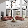 Canapea Bellissa, Fixă Cu Perne Din Silicon, Design Glamour, 224x109x104 cm, Culoare La Alegere picture - 1