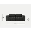Canapea Bern - Design Modern cu Șezut Extensibil Electric, 273x115 cm picture - 9