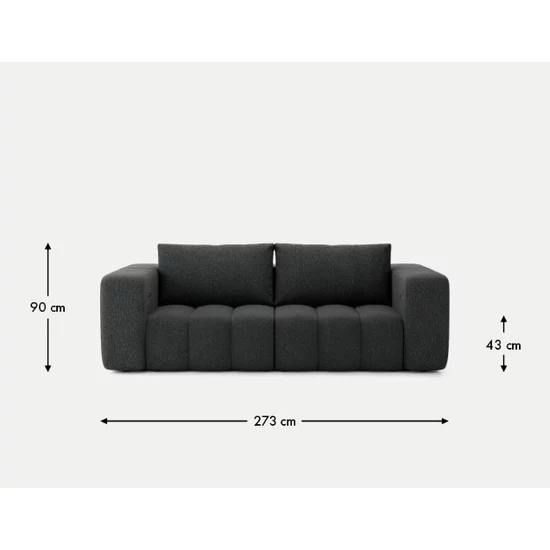 Canapea Bern - Design Modern cu Șezut Extensibil Electric, 273x115 cm picture - 9