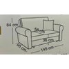 Canapea Extensibila Bil II 145x95x84 picture - 2