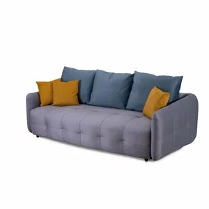 Canapea extensibilă Bonaire, spațiu depozitare inclus, design modern, 228x110x93 cm, gri