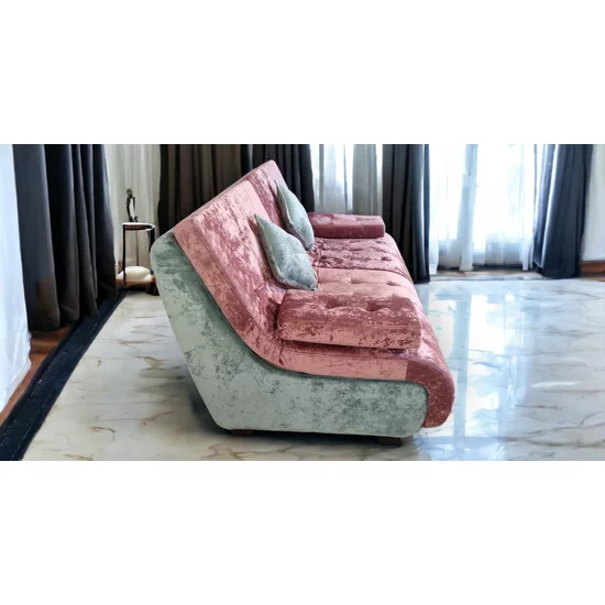 Canapea extensibilă Cairo, ladă depozitare, stofă rezistentă, 200x120 cm, Gri picture - 3