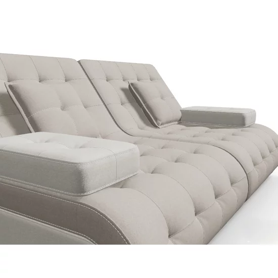 Canapea extensibilă Cairo, ladă depozitare, stofă rezistentă, 200x120 cm, Gri picture - 9