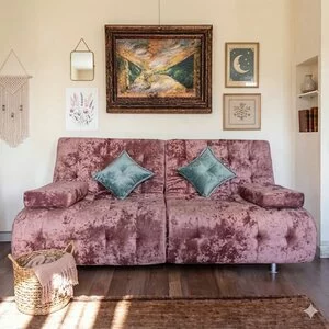 Canapea extensibilă Cairo, gri - 200x120 cm, ladă depozitare, stofă rezistentă