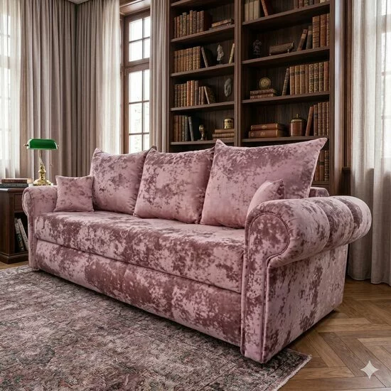 Canapea extensibilă Carmen, 3 locuri, ladă depozitare, stofă, 230x100 cm, culoare personalizată picture - 3