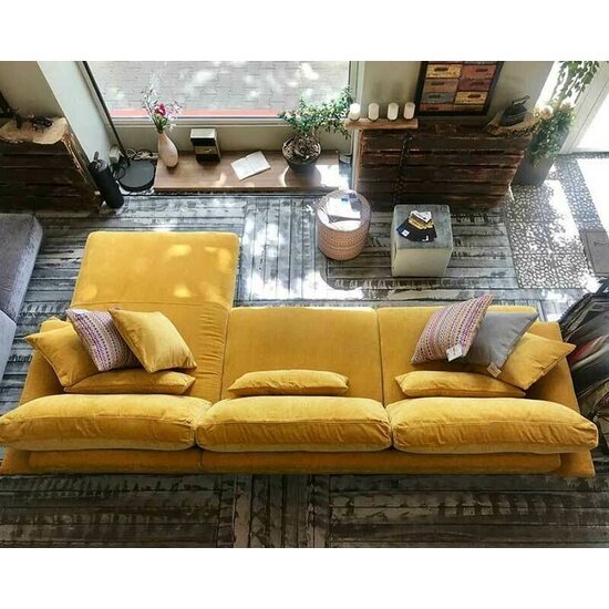 Canapea fixă cu șezlong Boston, tapițerie premium, design modern, 335/185 cm, culoare personalizată picture - 2