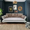 Canapea extensibilă Patras, culoare personalizabila - 222x150 cm, cu spumă poliuretanică și design compact picture - 4
