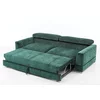Canapea extensibilă Salia, 3 locuri, ladă depozitare, structură lemn masiv + PAL, 246x120x72 cm, personalizabil picture - 7
