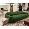 Canapea extensibilă Salia, 3 locuri, ladă depozitare, structură lemn masiv + PAL, 246x120x72 cm, personalizabil picture - 1