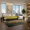 Canapea extensibilă Adena, culoare personalizabila - 235x192 cm, mecanism facil de extindere cu balama pafta, ladă integrată și burete de înaltă densitate, structură din fag masiv picture - 1