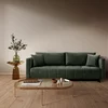 Canapea Extensibilă Aldo Cu Ladă Depozitare, Stofă Premium, 227x102x87 cm, Gri picture - 1