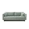 Canapea Extensibilă Aldo Cu Ladă Depozitare, Stofă Premium, 227x102x87 cm, Gri picture - 5