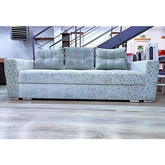 Canapea extensibilă Alina, ladă depozitare, saltea tip relaxa cu arcuri, structură lemn masiv + PAL, 230x72x95 cm, personalizabil picture - 2