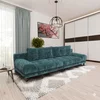 Canapea extensibilă Anton, ladă depozitare, spațiu dormit 210x148 cm, brațe integrate, structură lemn masiv + spumă poliuretanică + arcuri sinusoidale, tapițată cu stofă premium, 293x107x88 cm, personalizabil picture - 1