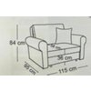 Canapea Extensibila Bil I 115x95x84 cm picture - 2