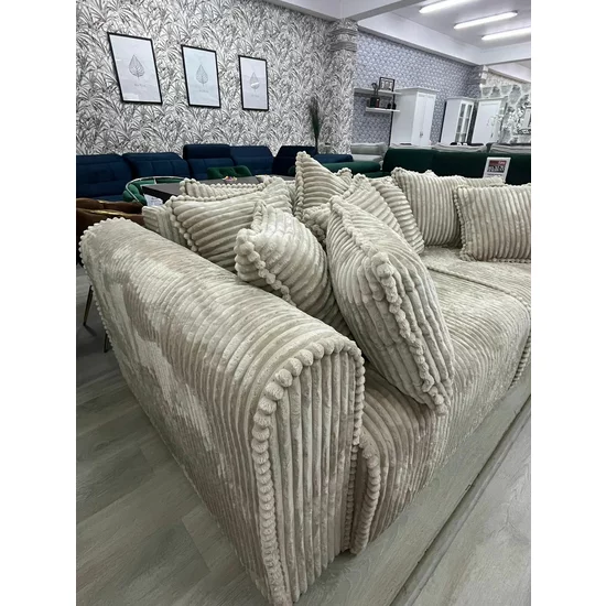 Canapea extensibilă Diana Mare, ladă de depozitare și spațiu generos, material premium, 250x130 cm, Culoare personalizată suprafata de dormit 200x180 picture - 8
