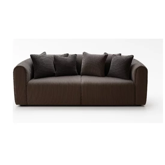 Canapea extensibilă Diana Mare, ladă de depozitare și spațiu generos, material premium, 250x130 cm, Culoare personalizată suprafata de dormit 200x180 picture - 11
