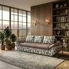 Canapea extensibilă Elixir,  culoare personalizabila - 249x186 cm, design modern cu perne incluse și spătar reglabil, suprafață generoasă de dormit, structură din fag masiv picture - 1