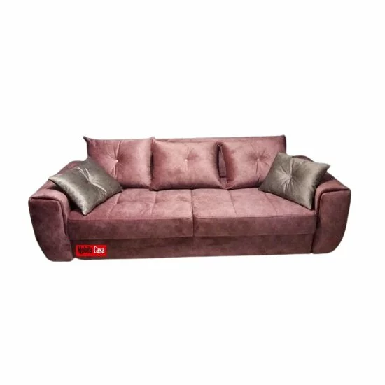 Canapea extensibilă Milano, cu ladă de depozitare, tapițerie stofă, saltea poliuretanică, structură fag, 258x100 cm picture - 9